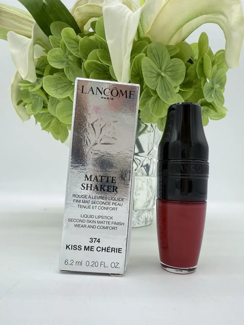 Lancome Matte Shaker Liquid Lipstick 374 Kiss Me Cherie 6.2ml / .2oz